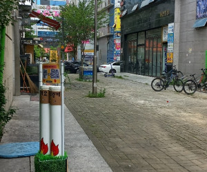 수완동캠프 생활실험실  '꽁초게임함' 설치