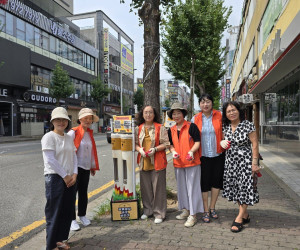 첨단2동자원봉사캠프 생활실험실 담배꽁초바로버리기